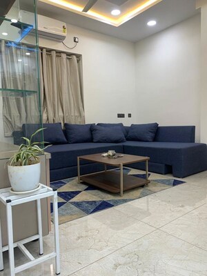 Kitchen in 3 BHK Apartment at Shree Alkapuri Heights, Kothaguda – for Rent