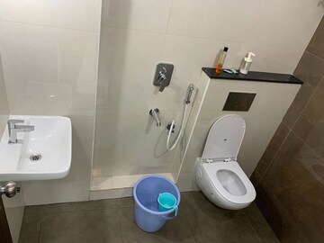 Bathroom in 3 BHK Apartment at Shree Alkapuri Heights, Kothaguda – for Rent