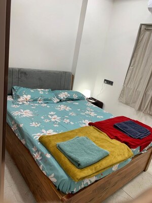 Bedroom in 3 BHK Apartment at Shree Alkapuri Heights, Kothaguda – for Rent