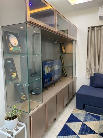 Kitchen in 3 BHK Apartment at Shree Alkapuri Heights, Kothaguda – for Rent