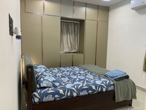 Bedroom in 3 BHK Apartment at Shree Alkapuri Heights, Kothaguda – for Rent