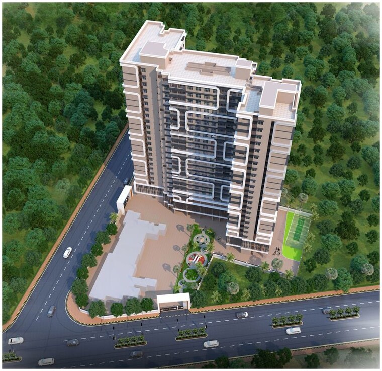 Master Plan, elite-residence 3 Bedroom 731 Sq.Ft. Apartment In Mumbra Thane 10076365