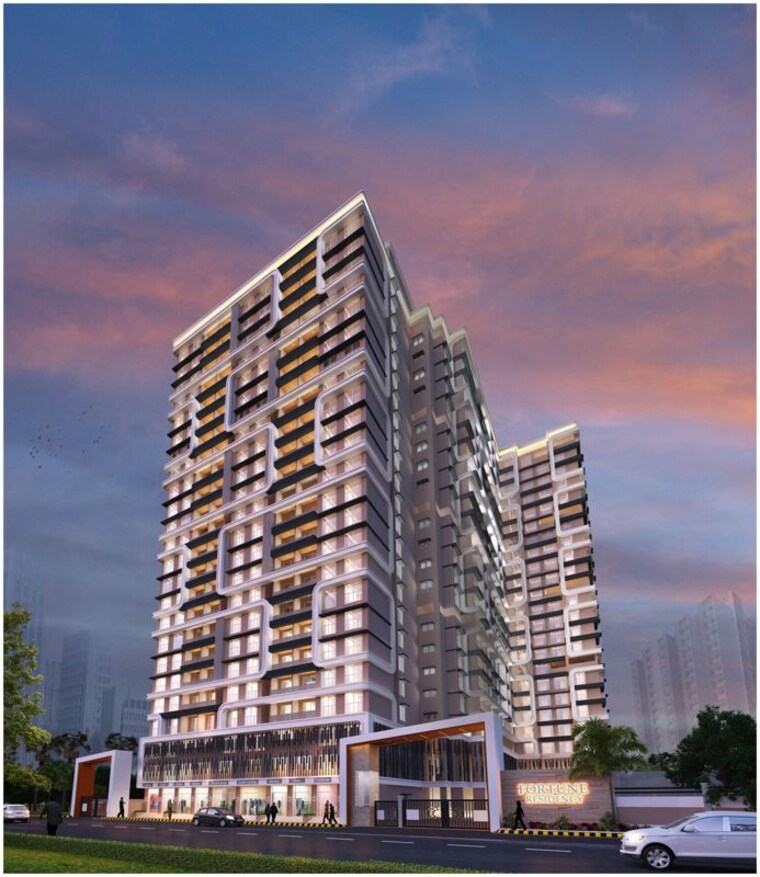 Exterior View, elite-residence 3 Bedroom 731 Sq.Ft. Apartment In Mumbra Thane 10076365