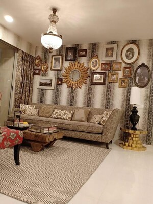 Living Room in 2 BHK Apartment at Hiranandani Glen Gate, Hebbal – for Rent