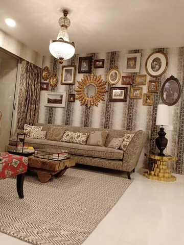 Living Room in 2 BHK Apartment at Hiranandani Glen Gate, Hebbal – for Rent