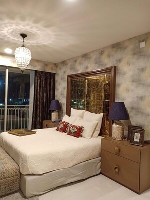 Living Room in 2 BHK Apartment at Hiranandani Glen Gate, Hebbal – for Rent