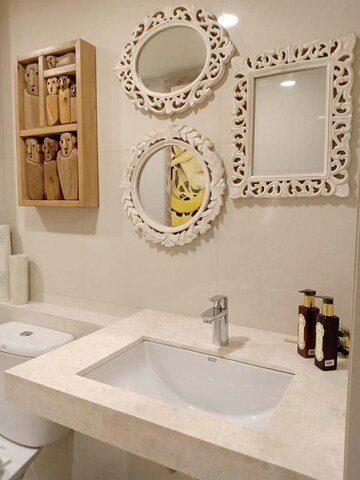 Bathroom in 2 BHK Apartment at Hiranandani Glen Gate, Hebbal – for Rent