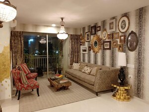 Living Room in 2 BHK Apartment at Hiranandani Glen Gate, Hebbal – for Rent