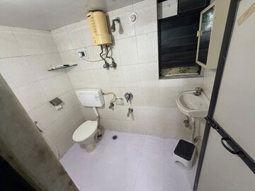 Bathroom in 2 BHK Apartment at Highland Annex, Majiwada – for Rent