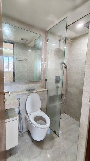 Attached Bathroom in 1 BHK Apartment at Hiranandani Zen Maple, Powai – for Rent