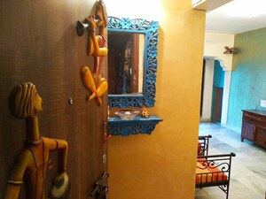 Living Room in 1 BHK Apartment at Crystal Palace CHS, Malad West – for Rent