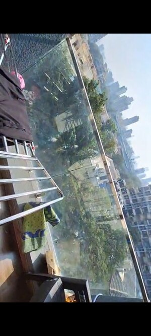 Staircase in 2 BHK Apartment at Svarna Rosemary, Mahim West – for Rent