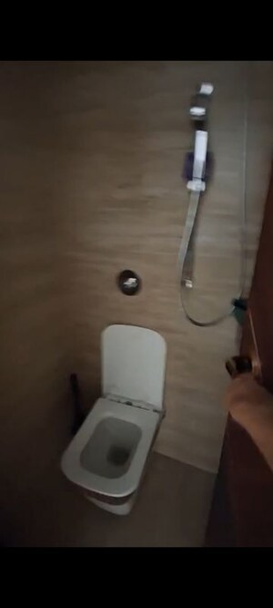 Bathroom in 2 BHK Apartment at Svarna Rosemary, Mahim West – for Rent