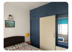 Bedroom in 2 BHK Apartment at Purva Palm Beach, Hennur Road – for Rent