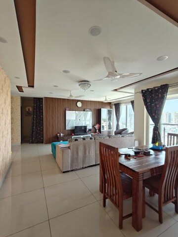 Living Room in 4 BHK Apartment at Mahaveer Sitara, Jp Nagar – for Rent