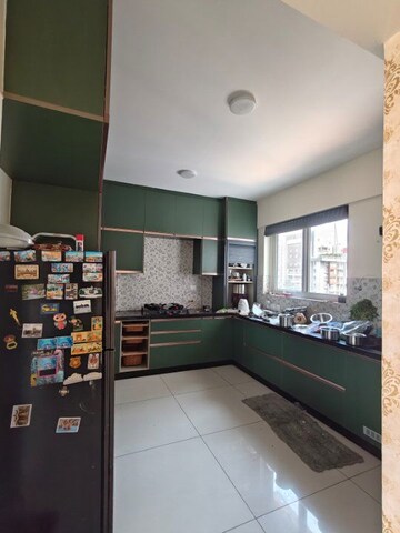 Kitchen in 4 BHK Apartment at Mahaveer Sitara, Jp Nagar – for Rent