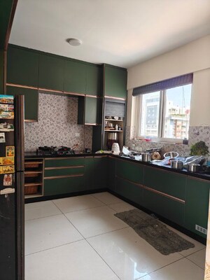 Kitchen in 4 BHK Apartment at Mahaveer Sitara, Jp Nagar – for Rent