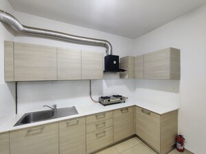 Kitchen in 2 BHK Apartment at Bhartiya City Leela Residences, Thanisandra Main Road – for Rent