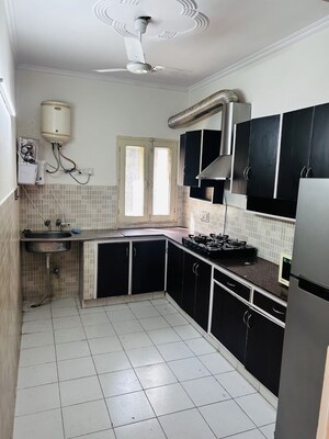 Kitchen in 2 BHK Builder Floor at Nizamuddin East – for Rent