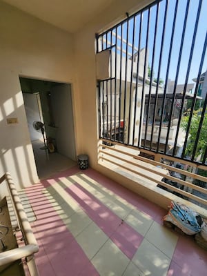 Balcony in 1 BHK Villa at Jivraj Park – for Rent