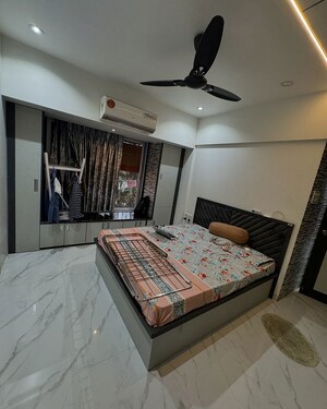 Bedroom in 2 BHK Apartment at Krishnai CHS, Kandivali West – for Sale