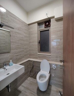 Bathroom in 2 BHK Apartment at Krishnai CHS, Kandivali West – for Sale