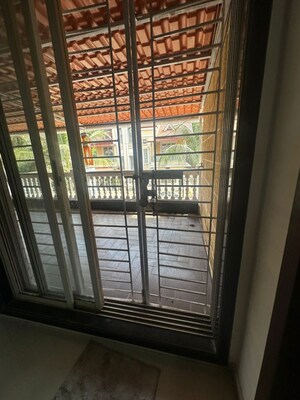 Balcony in 4 BHK Apartment at Cosmos Hawaiian Village, Ghodbunder Road – for Rent