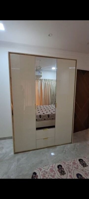 Bathroom in 2 BHK Apartment at Svarna Rosemary, Mahim West – for Rent