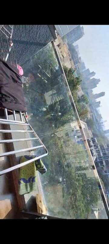 Staircase in 2 BHK Apartment at Svarna Rosemary, Mahim West – for Rent