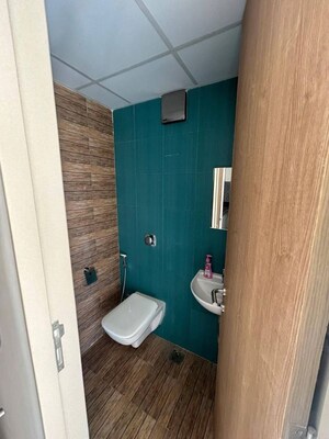 Bathroom in 1 BHK Apartment at Lodha Crown Quality Homes, Majiwada – for Rent