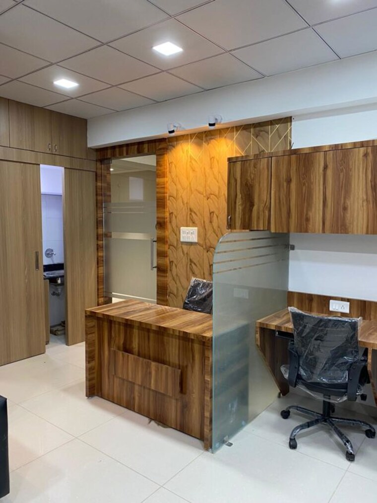 Living Room, binori-b-square-3 Commercial Office Space 865 Sq.Ft. In Bodakdev Ahmedabad 10077583