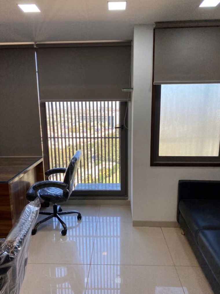 Living Room, binori-b-square-3 Commercial Office Space 865 Sq.Ft. In Bodakdev Ahmedabad 10077583