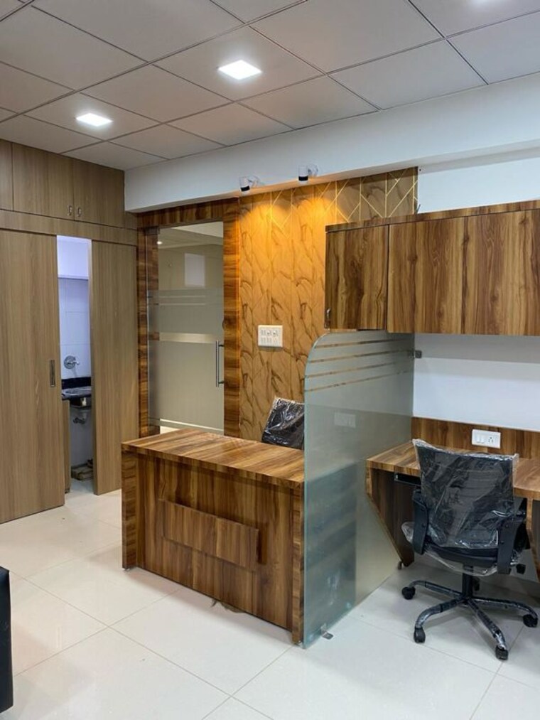 Living Room, binori-b-square-3 Commercial Office Space 865 Sq.Ft. In Bodakdev Ahmedabad 10077583