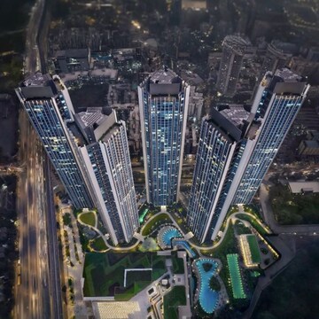 3 BHK Apartment – Exterior View View at Oberoi Sky City, Khande Rao Dongari - for Sale