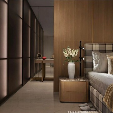 Living Room in 3 BHK Apartment at Oberoi Sky City, Khande Rao Dongari – for Sale