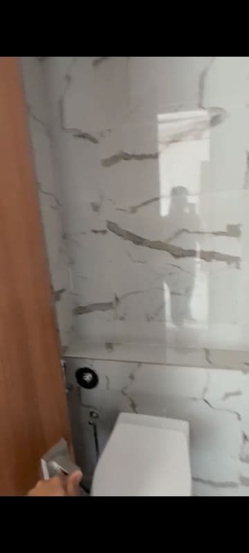 Bathroom in 2 BHK Apartment at Sheth Auris Bliss, Malad West – for Rent