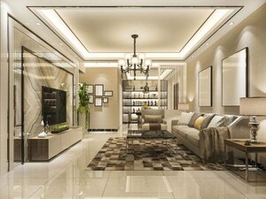 Living Room in 2 BHK Apartment at M3M Capital, Sector 113 – for Sale