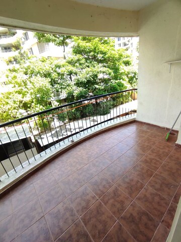 Balcony in 2 BHK Apartment at Pride Purple Topaz Park, Wakad – for Rent