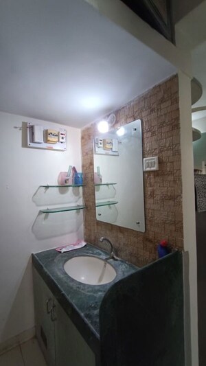 Bathroom in 2 BHK Apartment at Laxmi Vrindavan, Pimple Saudagar – for Rent