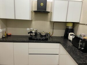Kitchen in 3 BHK Apartment at Microtek Greenburg, Sector 86 – for Rent