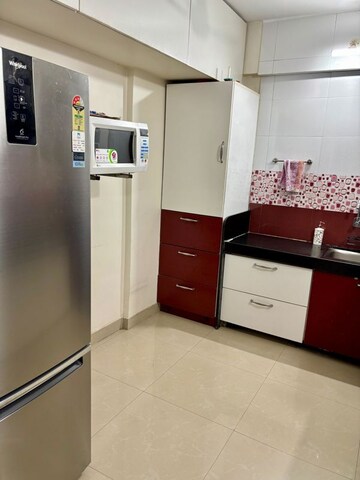 Kitchen in 3 BHK Apartment at Royal Heights Pune, Bopodi – for Rent