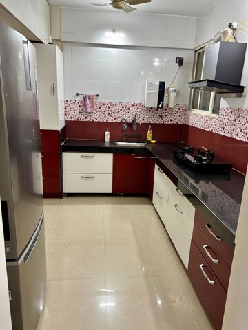 Kitchen in 3 BHK Apartment at Royal Heights Pune, Bopodi – for Rent