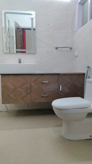 Bathroom in 2 BHK Builder Floor at Malviya Nagar – for Rent