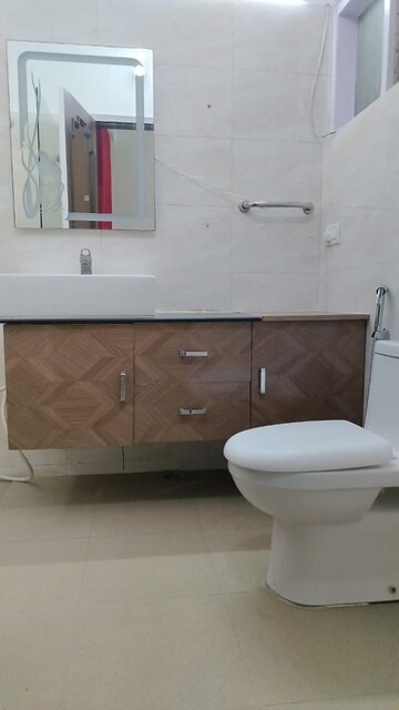 Bathroom in 2 BHK Builder Floor at Malviya Nagar – for Rent