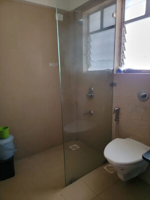 Bathroom in 3 BHK Apartment at Kolte Patil Tuscan Estate Signature Meadows, Kharadi – for Rent