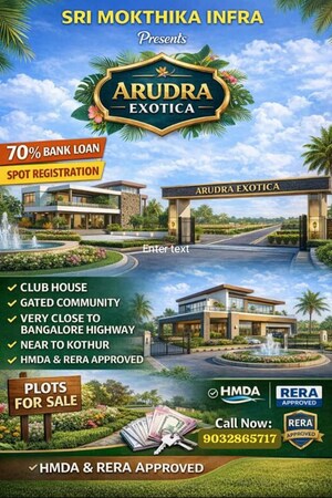  Plot – Exterior View View at Kothur - for Sale