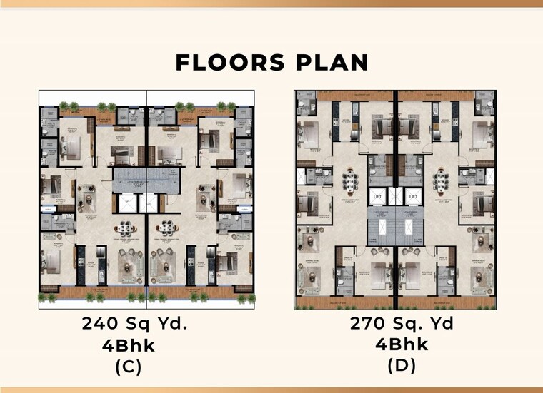 Floor Plan, sector 88a 4 Bedroom 3900 Sq.Ft. Independent House In Sector 88a Gurgaon 10079475