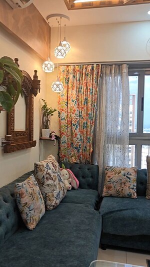 Living Room in 1 BHK Apartment at Amanora Gold Towers, Hadapsar – for Rent