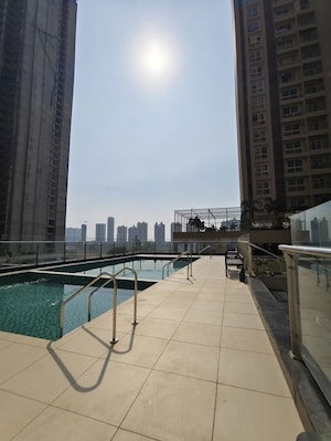 Balcony in 3 BHK Apartment at Tricity Montview, Sanpada – for Rent