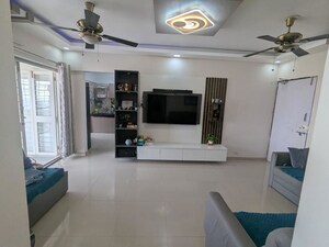 Living Room in 3 BHK Apartment at Venkatesh Oxy Bonita, Lohgaon – for Rent